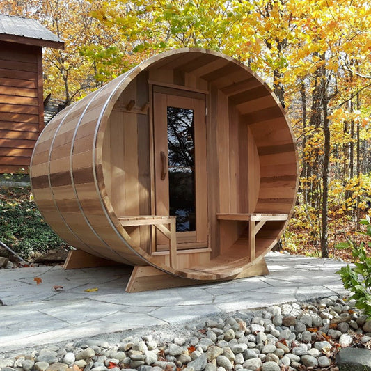 7' Diameter Barrel Sauna