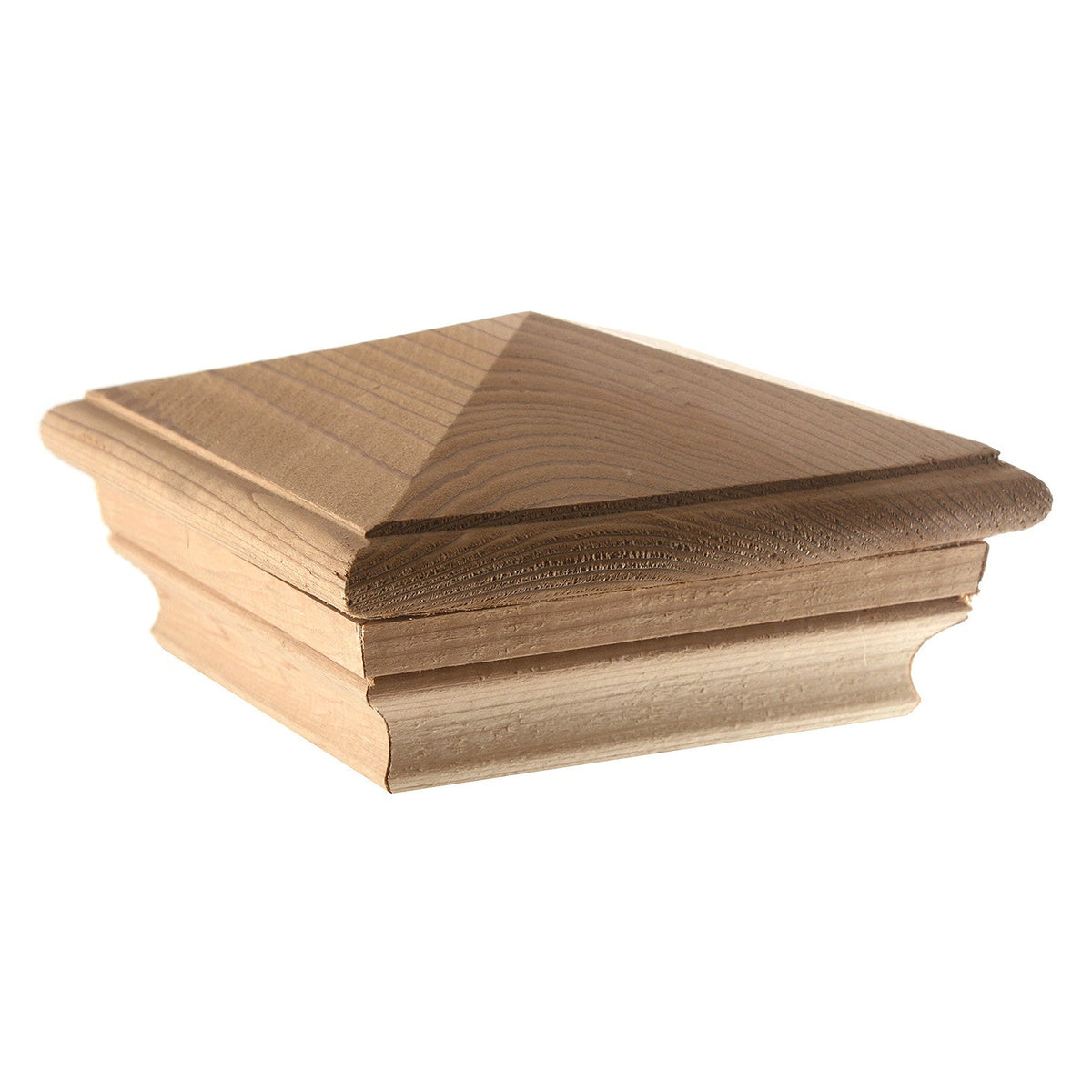 Pyramidal Column Cap Hatteras Pyramid Post Cap - Designed for a Finished Deck Apearance ...