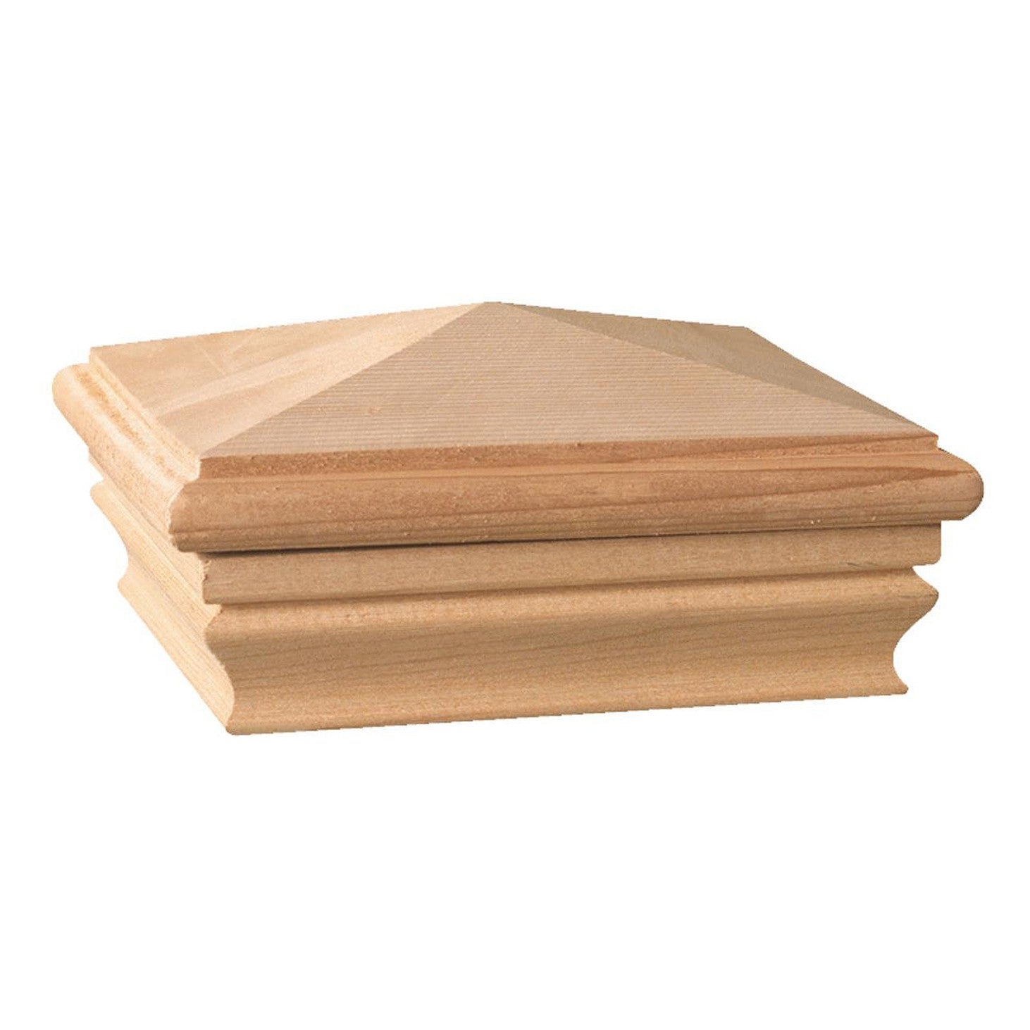 Pyramidal Column Cap Newport High Pyramid Post Cap – Durable & Stylish Finish | Cedarland ...
